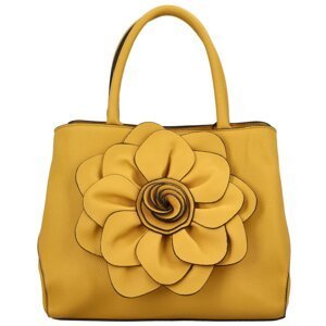 Elegantní dámská kabelka do ruky Follipa, žlutá