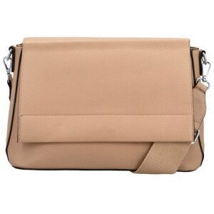 Stylová dámská koženková crossbody kabelka Citarra, khaki