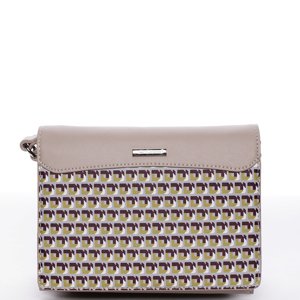 Módní barevné crossbody GENEVIEVE, světle šedé