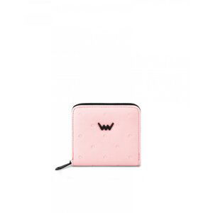 Malá puntíkatá peněženka na zip VUCH Charis Mini ,růžová