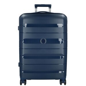 Cestovní plastový kufr Hesol velikost M, tmavě modrá