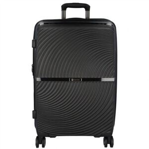 Cestovní plastový kufr Darex velikosti L, černý