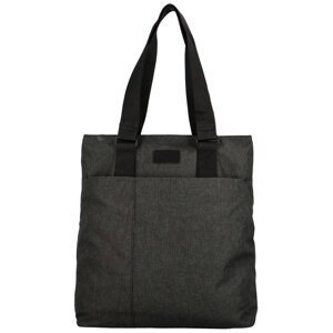 Stylový dámský textilní kabelko-batoh Trong, černý