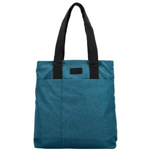 Stylový dámský textilní kabelko-batoh Trong, zelenomodrý