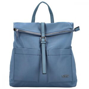 Trendy dámský textilní batoh Ferolins, modrá
