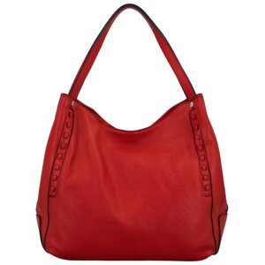 Trendy kožená dámská kabelka Bianca, červená