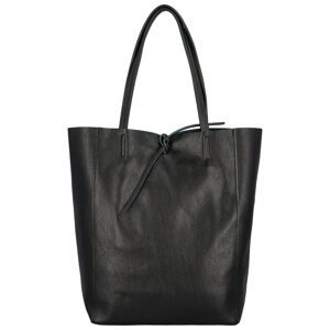 Luxusní dámská kožená kabelka Jane, černá new