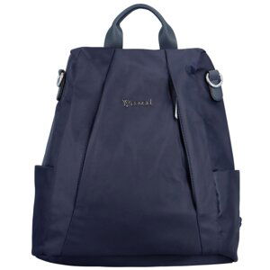 Stylový dámský textilní kabelko/batoh Bonita, tmavě modrý