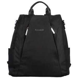 Stylový dámský textilní kabelko/batoh Bonita, černý