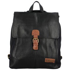 Dámský koženkový volnočasový kabelko/batoh Ninon, černý new