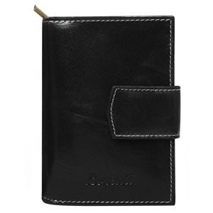 Dámská stylová kožená peněženka Laura černá