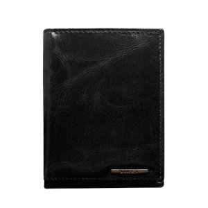 Pánská stylová kožená peněženka Oleg černá