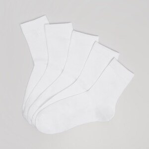 House - Sada 5 párů dlouhých ponožek - Bílá