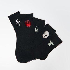 House - Sada 5 párů ponožek Star Wars - Vícebarevná