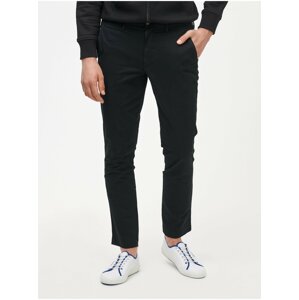 Černé pánské slim fit kalhoty GAP