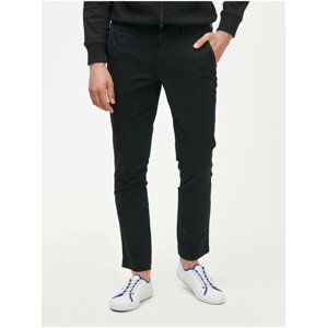 Černé pánské slim fit kalhoty GAP