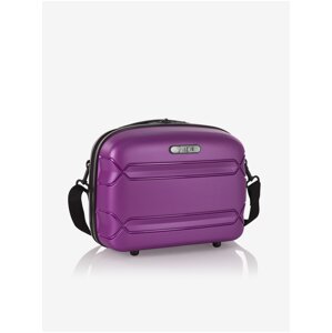 Fialový kosmetický kufřík Heys Milos Beauty Case Plum