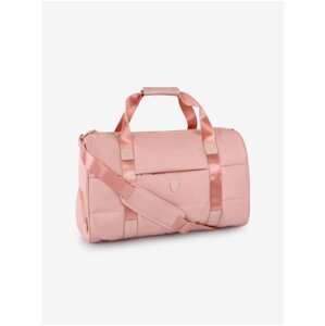 Růžová dámská cestovní taška Heys Puffer Duffel Bag Rose