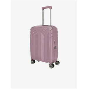 Růžový dámský cestovní kufr Travelite Elvaa 4w S Rosé