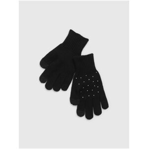 Černé holčičí rukavice GAP