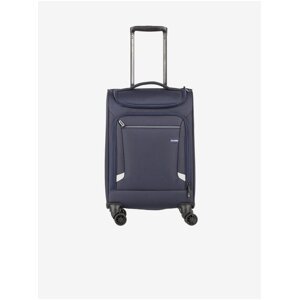 Tmavě modrý cestovní kufr Travelite Cabin Underseater/Toploader