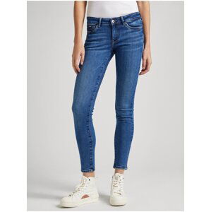 Modré dámské skinny fit džíny Jeans Pepe Jeans