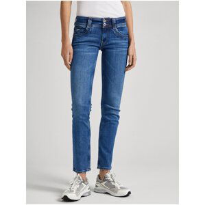 Modré dámské slim fit džíny Jeans Pepe Jeans