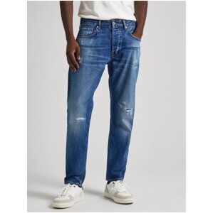 Modré pánské straight fit džíny Pepe Jeans