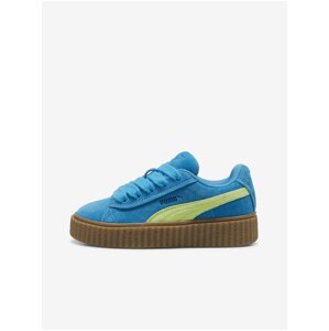 Modré dětské semišové tenisky PUMA X FENTY Creeper Phatty