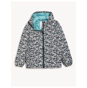 Lehký květovaný zateplený kabát s technologií Stormwear™ (6–16 let) Marks & Spencer vícebarevná