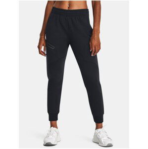 Černé sportovní tepláky Under Armour Unstoppable Flc Jogger