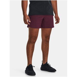 Vínové sportovní kraťasy Under Armour UA Peak Woven Shorts