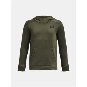 Khaki sportovní mikina Under Armour UA Armour Fleece Graphic HD