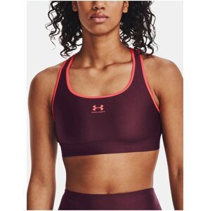 Vínová sportovní podprsenka Under Armour UA HG Armour Mid Padless