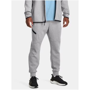 Světle šedé sportovní tepláky Under Armour UA Unstoppable Flc Joggers