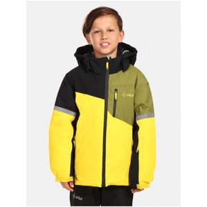 Žlutá klučičí lyžařská bunda Kilpi Ferden-JB