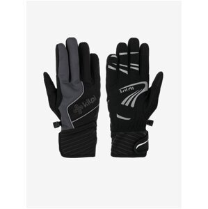 Černé softshellové rukavice Kilpi Rot-U