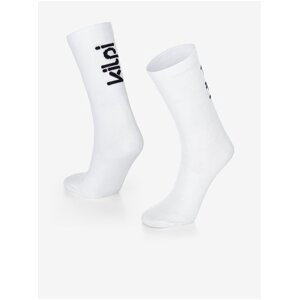 Bílé unisex ponožky Kilpi CYCLER-U