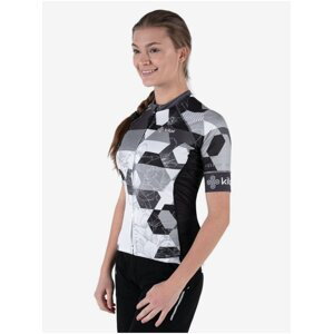 Černo-bílý dámský cyklistický dres Kilpi Adamello-W