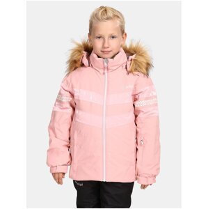 Světle růžová holčičí lyžařská bunda Kilpi DALILA-JG