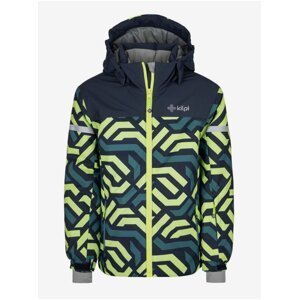 Zelená klučičí lyžařská zimní bunda Kilpi Ateni-JB