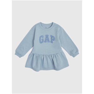 Modré holčičí mikinové šaty GAP