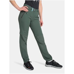 Tmavě zelené dámské sportovní kalhoty Kilpi HOSIO