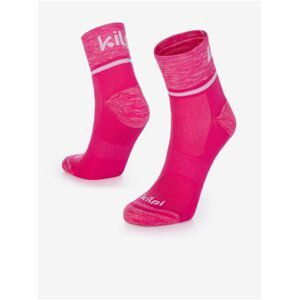 Tmavě růžové unisex sportovní ponožky Kilpi SPEED