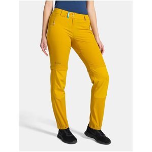 Žluté dámské sportovní kalhoty Kilpi HOSIO