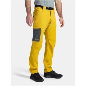 Žluté pánské outdoorové kalhoty Kilpi LIGNE