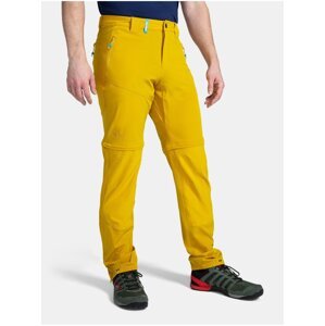 Žluté pánské sportovní kalhoty Kilpi HOSIO