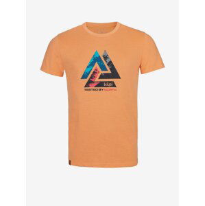Oranžové pánské tričko s potiskem Kilpi ENERO
