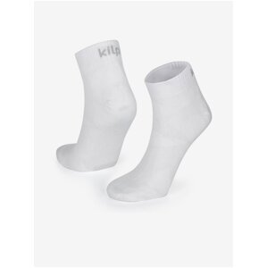 Bílé unisex běžecké ponožky Kilpi MINIMIS