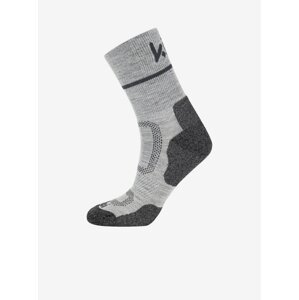 Světle šedé sportovní unisex ponožky Kilpi STEYR